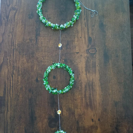 Suncatcher, Sonnenfänger, mit echten Glasperlen, 2 verschiedene Modelle