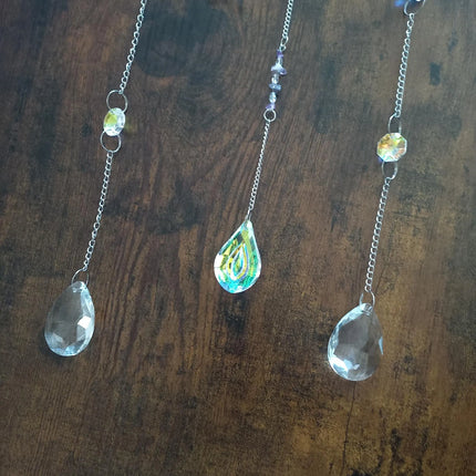 Suncatcher, Sonnenfänger, mit echten Glasperlen, 2 verschiedene Modelle