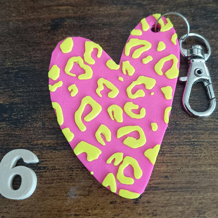 LEO Schlüsselanhänger aus PLA 3D Druck, handmade