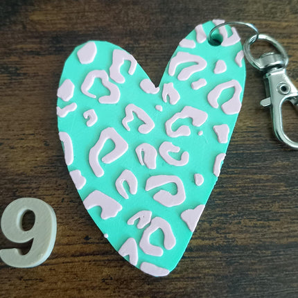 LEO Schlüsselanhänger aus PLA 3D Druck, handmade