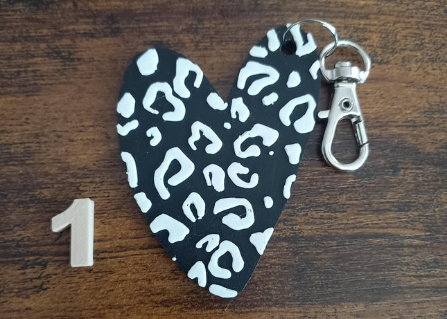 LEO Schlüsselanhänger aus PLA 3D Druck, handmade