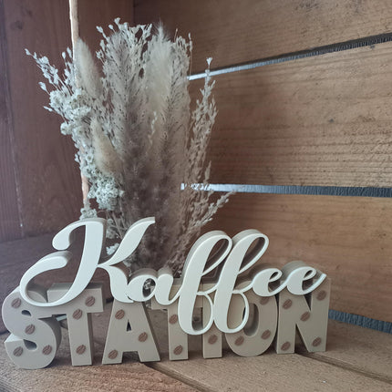 Kaffeestation, Aufsteller für deine Kaffee/Ecke, Station 3D gedruckt, handmade