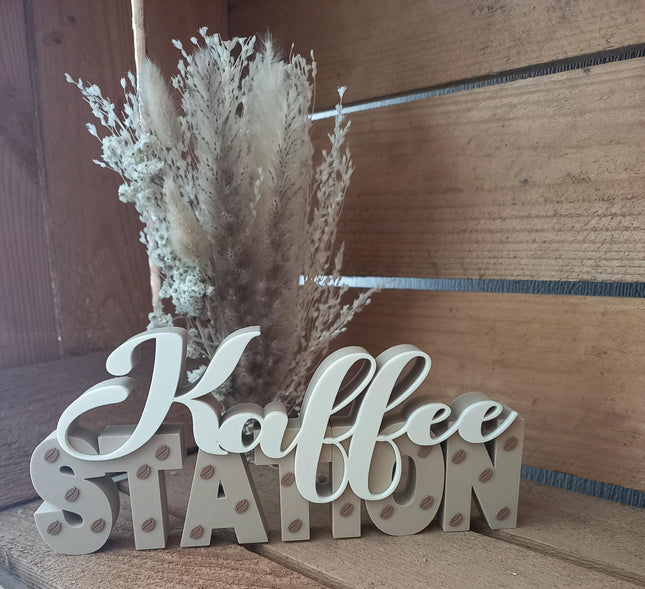 Kaffeestation, Aufsteller für deine Kaffee/Ecke, Station 3D gedruckt, handmade