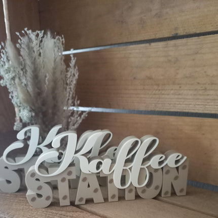 Kaffeestation, Aufsteller für deine Kaffee/Ecke, Station 3D gedruckt, handmade